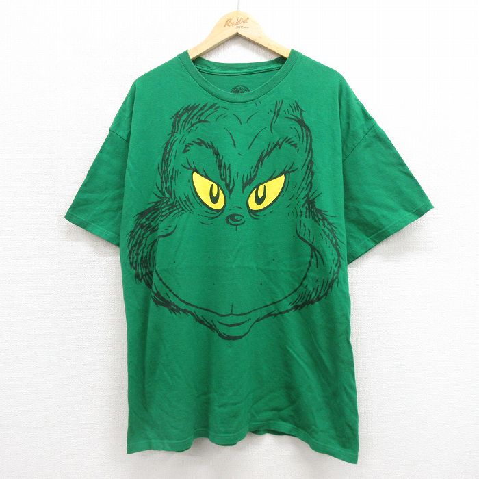ドクタースース 半袖Tシャツ グリーン メンズXL相当 | 古着