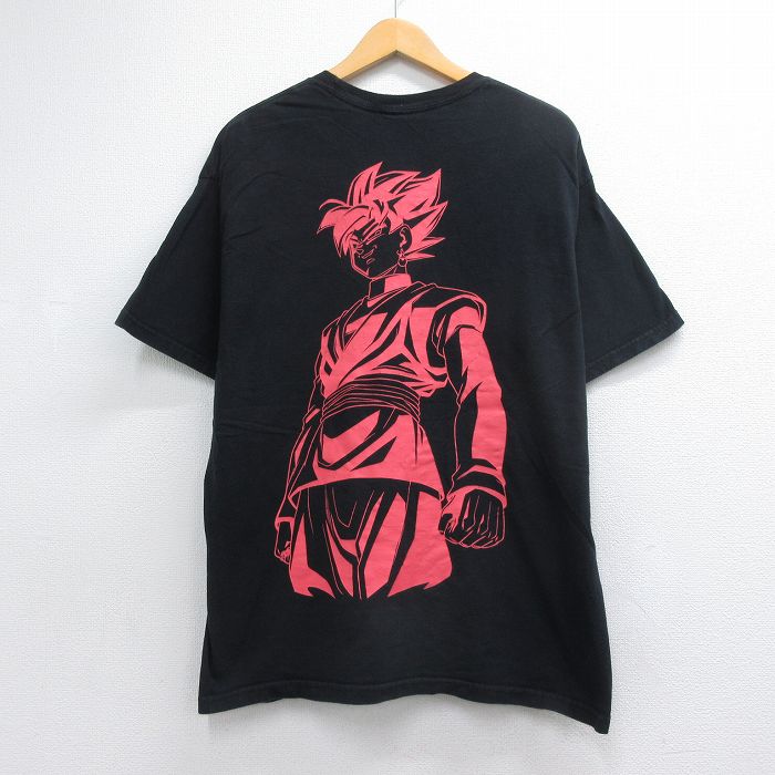 半袖Tシャツ ドラゴンボール悟空 ブラック メンズXL相当 | 古着