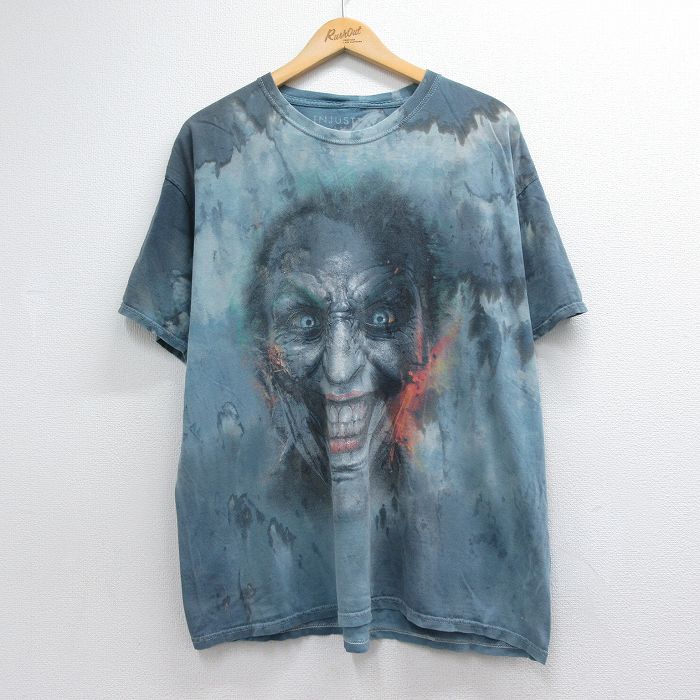 DCコミックス 半袖Tシャツ ジョーカー ブルータイダイ メンズXL相当 | 古着