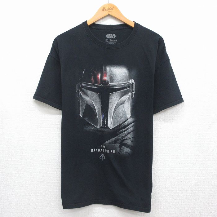 古着通販 XL☆古着 半袖 Tシャツ メンズ スターウォーズ マンダ