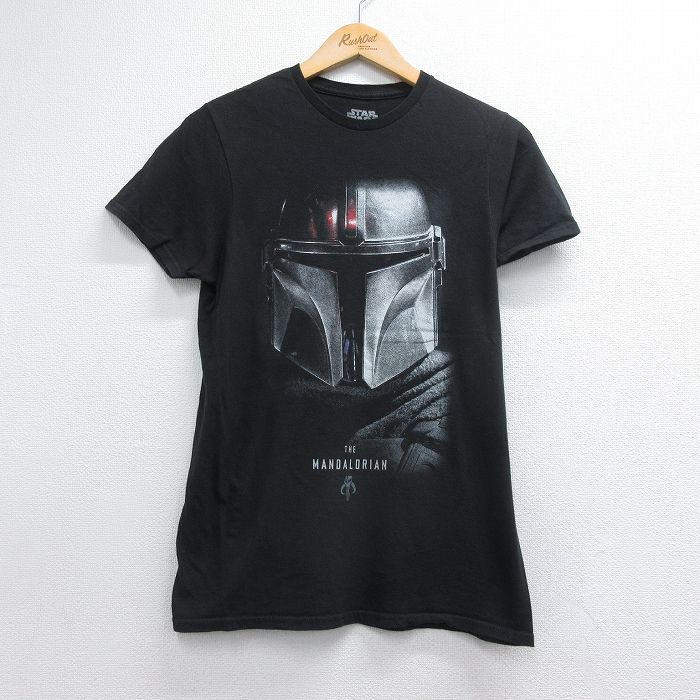 スターウォーズ 半袖Tシャツ マンダロリアン ブラック メンズS相当 | 古着
