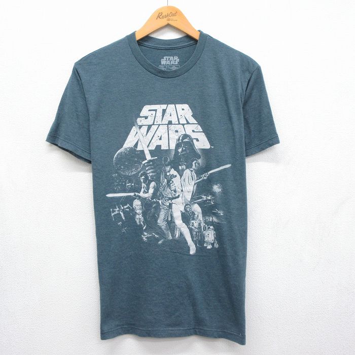 スターウォーズ 半袖Tシャツ ネイビー メンズL相当 | 古着