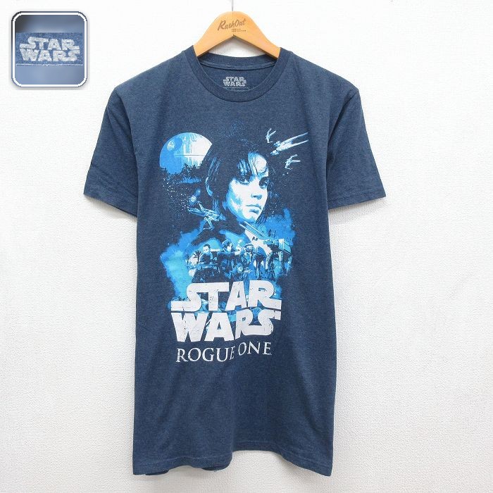 半袖Tシャツ スターウォーズローグワン ネイビー メンズL相当 | 古着