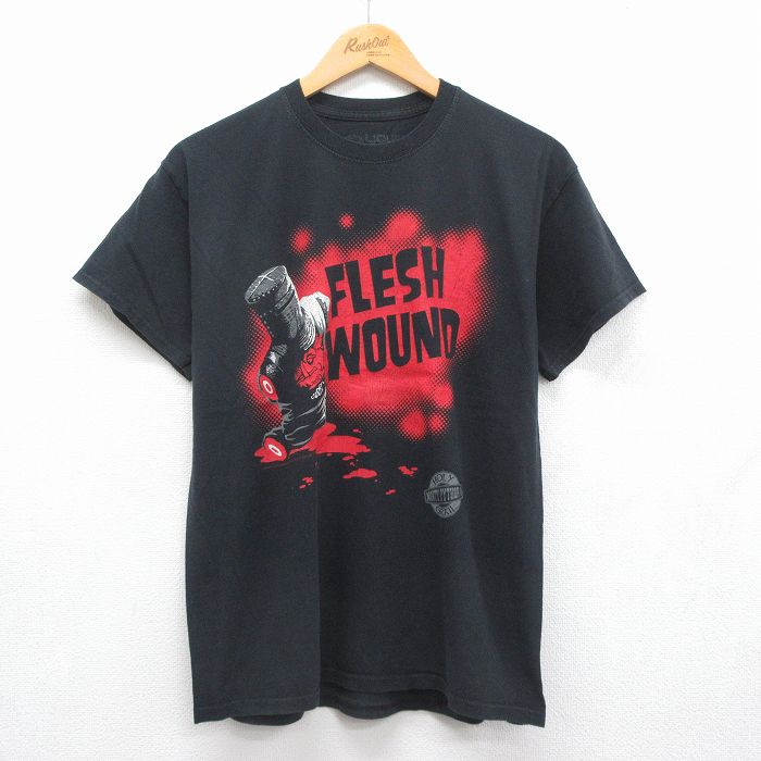 リキッドブルー 半袖Tシャツ モンティパイソンアンドホーリーグレイル グレー メンズL相当 | 古着