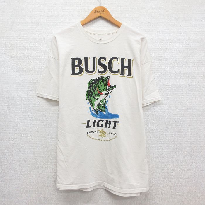 半袖Tシャツ バスクライト ホワイト メンズXL相当 | 古着