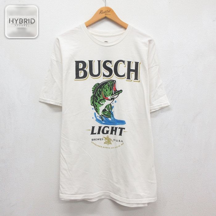 半袖Tシャツ バスクライト ホワイト メンズXL相当 | 古着