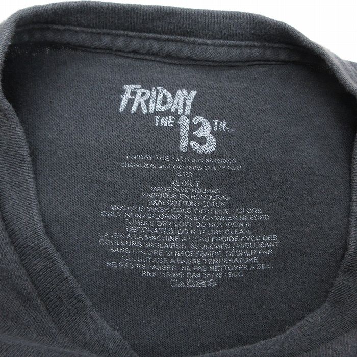 古着通販 XL☆古着 半袖 Tシャツ メンズ ホラー映画 13日の金曜日