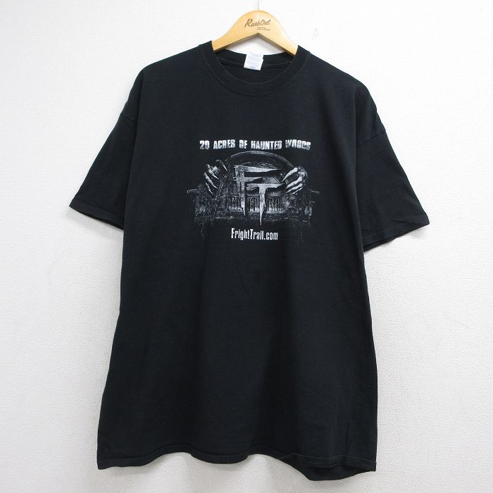 古着通販 XL☆古着 半袖 Tシャツ メンズ Fright Trail 大きいサイズ
