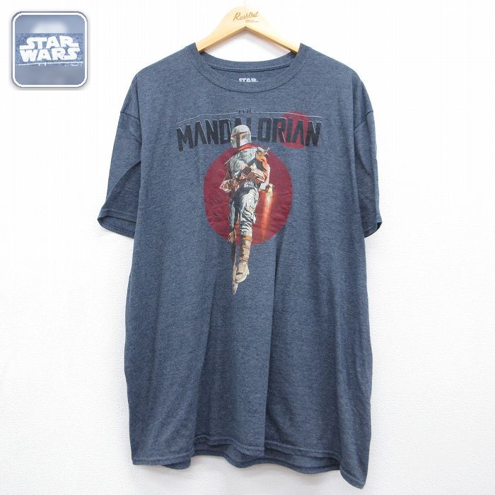 スターウォーズ 半袖Tシャツ マンダロリアン グレー メンズXL相当 | 古着