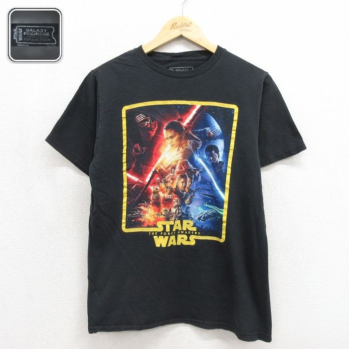 スターウォーズ 半袖Tシャツ フォースの覚醒 ブラック メンズM相当 | 古着