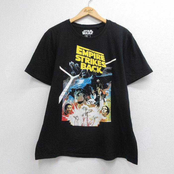 スターウォーズ 半袖Tシャツ 帝国の逆襲 ブラック メンズXL相当 | 古着