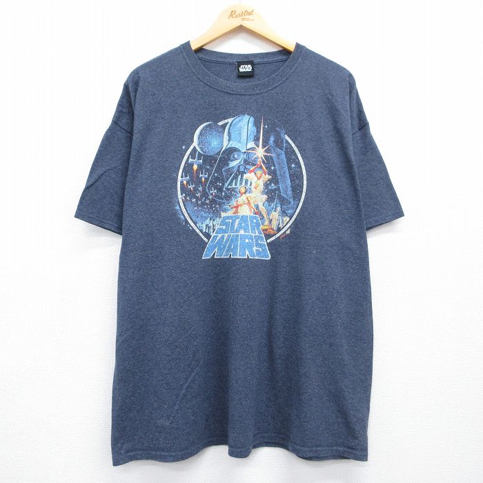 スターウォーズ 半袖Tシャツ 新たなる希望 グレー メンズXL相当 | 古着
