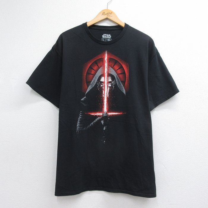 スターウォーズ 半袖Tシャツ カイロレン ブラック メンズXL相当 | 古着