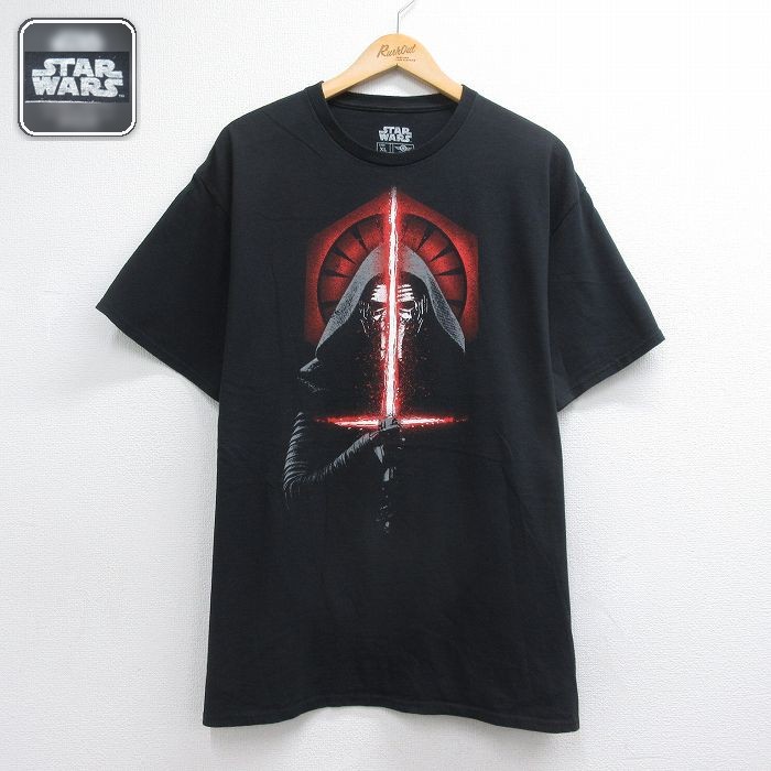 スターウォーズ 半袖Tシャツ カイロレン ブラック メンズXL相当 | 古着