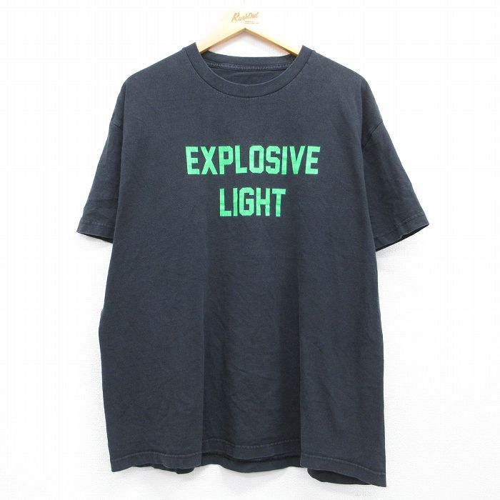 半袖Tシャツ EXPLOSIVE ブラック メンズXL相当 | 古着