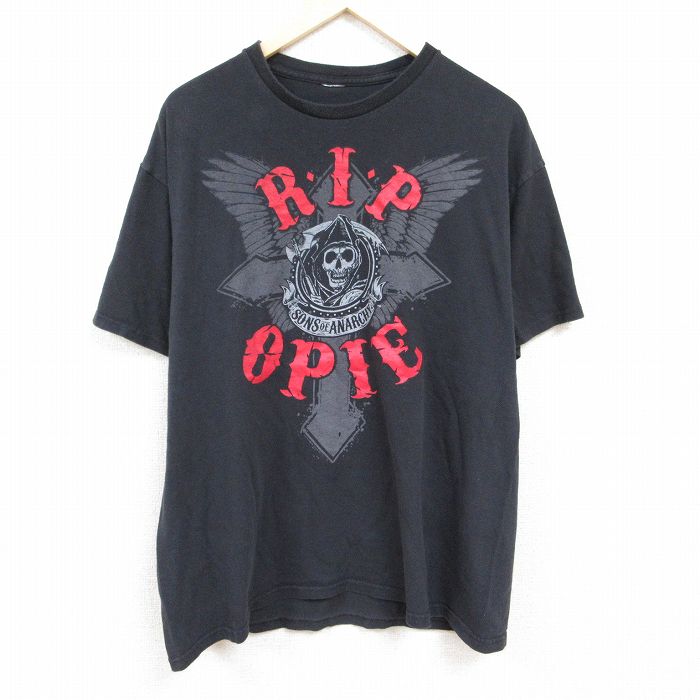 半袖Tシャツ サンズオブアナーキー ブラック XL | 古着