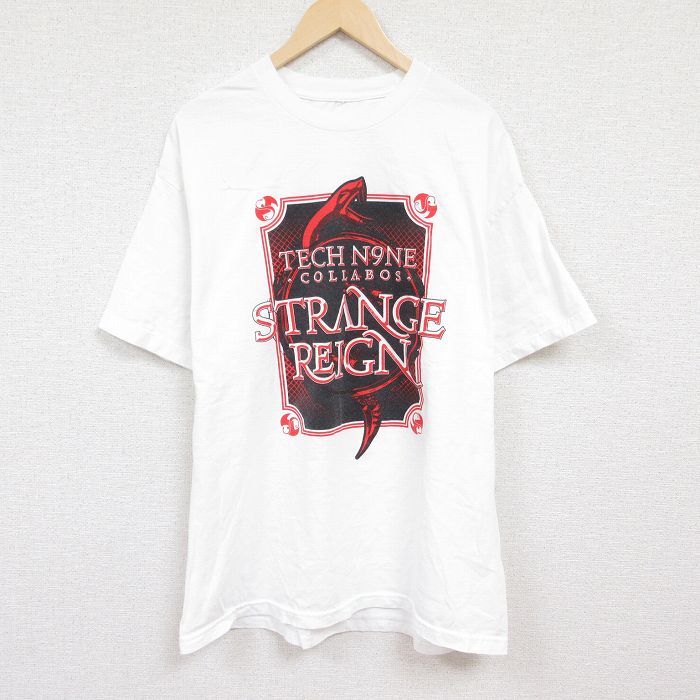 半袖Tシャツ テックナイン ホワイト XL | 古着