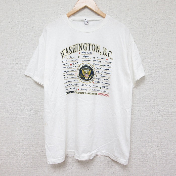 半袖Tシャツ ワシントンDC ホワイト XL | 古着
