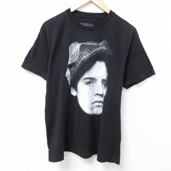 L★古着 リップルジャンクション 半袖 Tシャツ メンズ ドラマ リバーデイル コットン クルーネック 黒 ブラック 24jul15 中古