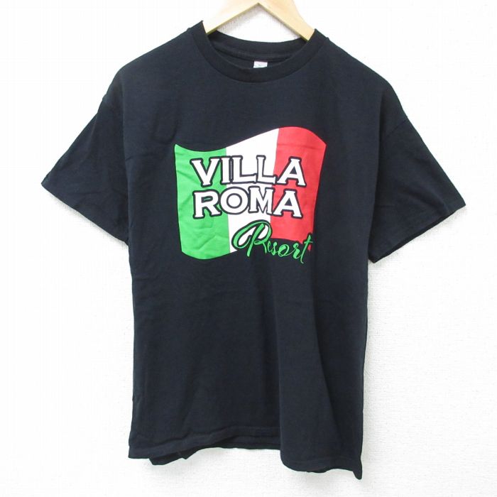 半袖Tシャツ ローマ ブラック L | 古着