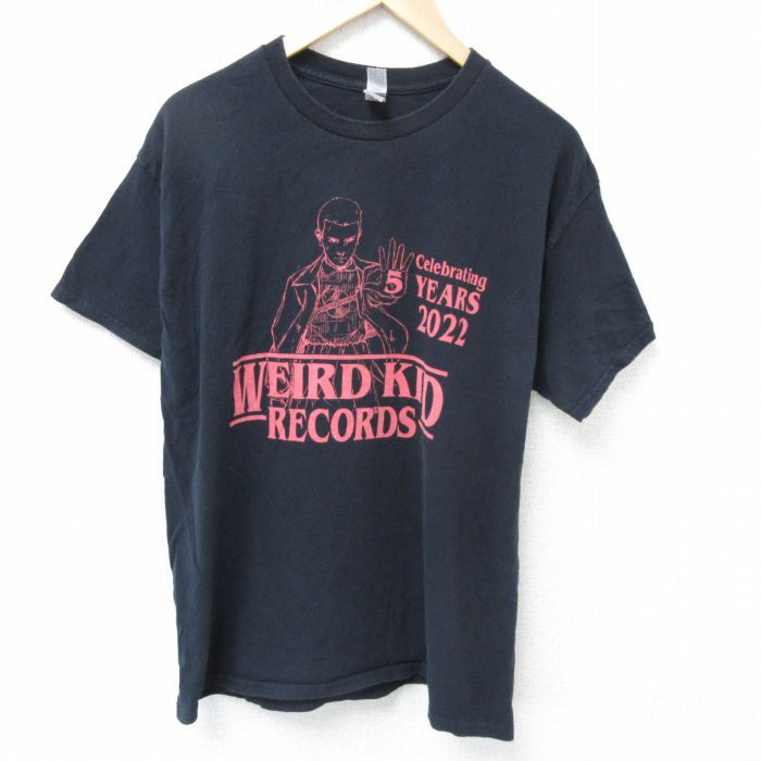 半袖Tシャツ WEIRD ブラック L | 古着
