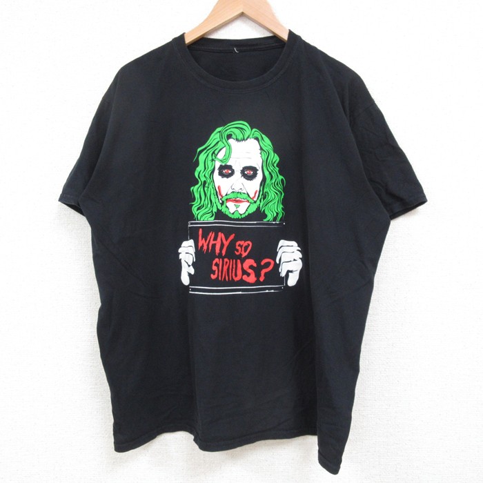 L★古着 半袖 Tシャツ メンズ WHY クルーネック 黒 ブラック 25may19 中古