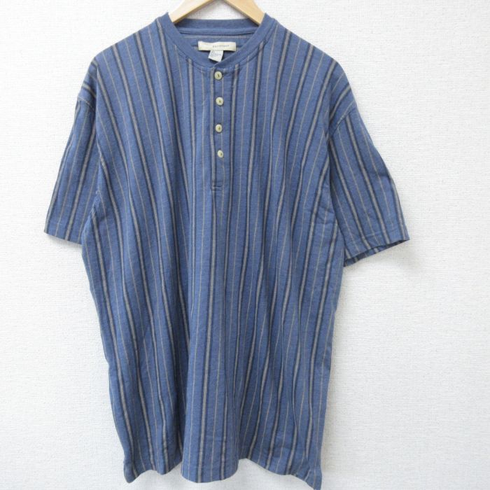 半袖Tシャツ ネイビーストライプ XL | 古着