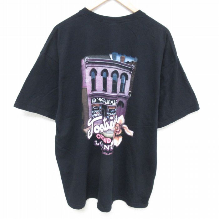 Jootsies 半袖Tシャツ 花 ブラック XL | 古着
