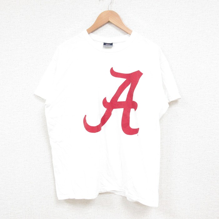 L★古着 MVスポーツ 半袖 Tシャツ メンズ A コットン クルーネック 白 ホワイト 25jun06 中古