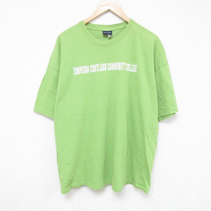 半袖Tシャツ カレッジ グリーン XL | 古着