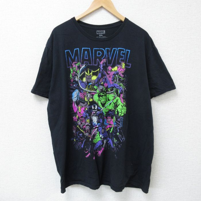 マーベル 半袖Tシャツ ハルク ブラック XL | 古着