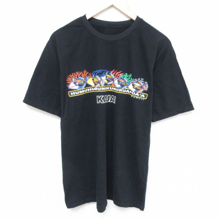 KAUAI 半袖Tシャツ ブラック L | 古着