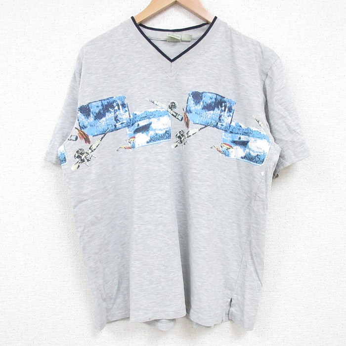 HABAND 半袖Tシャツ ルアー グレー XL | 古着