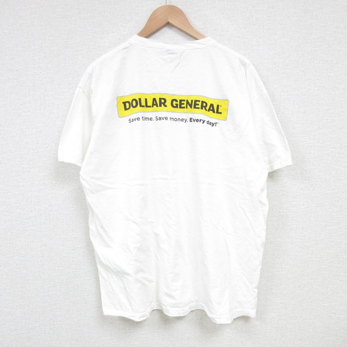 XL★古着 ジャージーズ 半袖 Tシャツ メンズ ダラー コットン クルーネック 白 ホワイト 25jun17 中古
