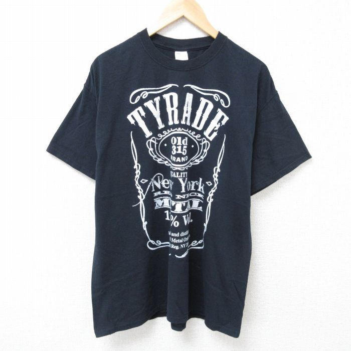 半袖Tシャツ ブラック XL | 古着