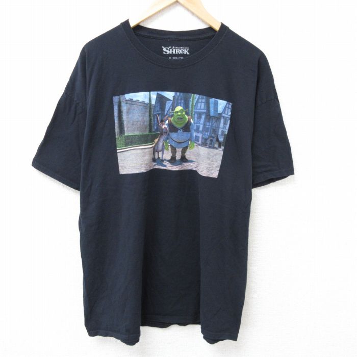 半袖Tシャツ シュレック ブラック XL | 古着