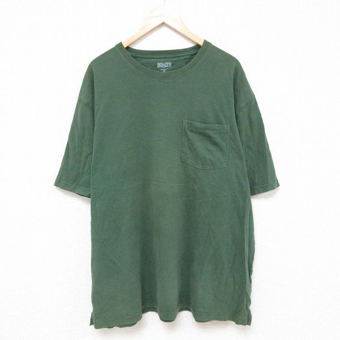 DULUTH TRADING 半袖Tシャツ 胸ポケット付き グリーン XL | 古着