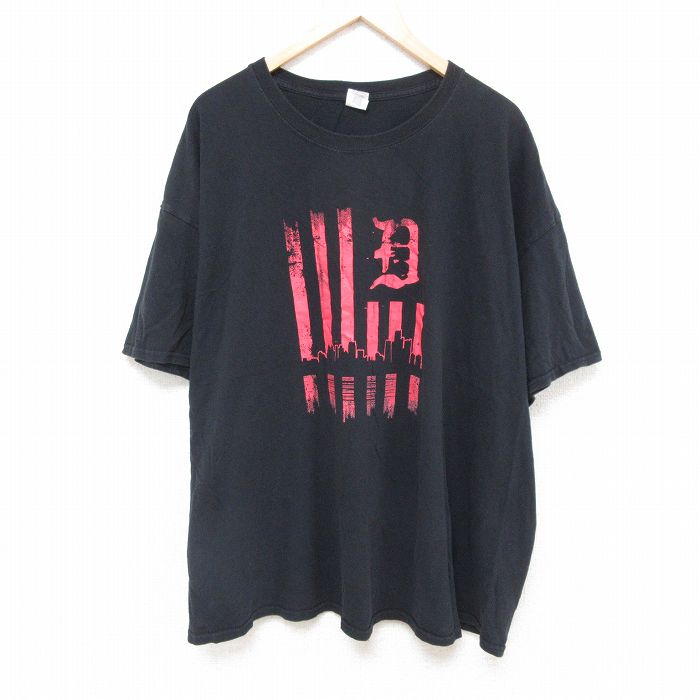 半袖Tシャツ ビル ブラック XL | 古着