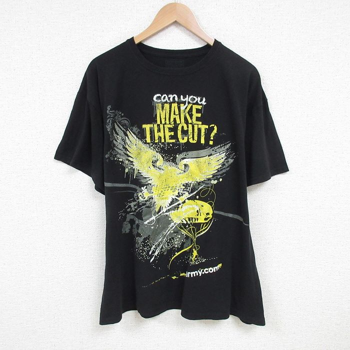 半袖Tシャツ 鳥 ブラック XL | 古着