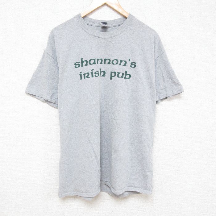 半袖Tシャツ アイリッシュパブ グレー XL | 古着