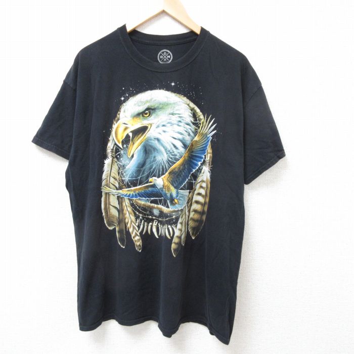 半袖Tシャツ ドリームキャッチャー ブラック XL | 古着