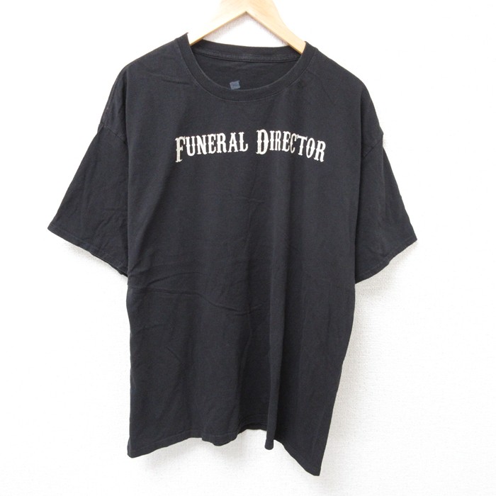 XL★古着 ヘインズ Hanes 半袖 Tシャツ メンズ WEAK コットン クルーネック 黒 ブラック 25jul15 中古