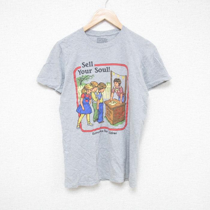 スティーブンローズ 半袖Tシャツ グレー S | 古着