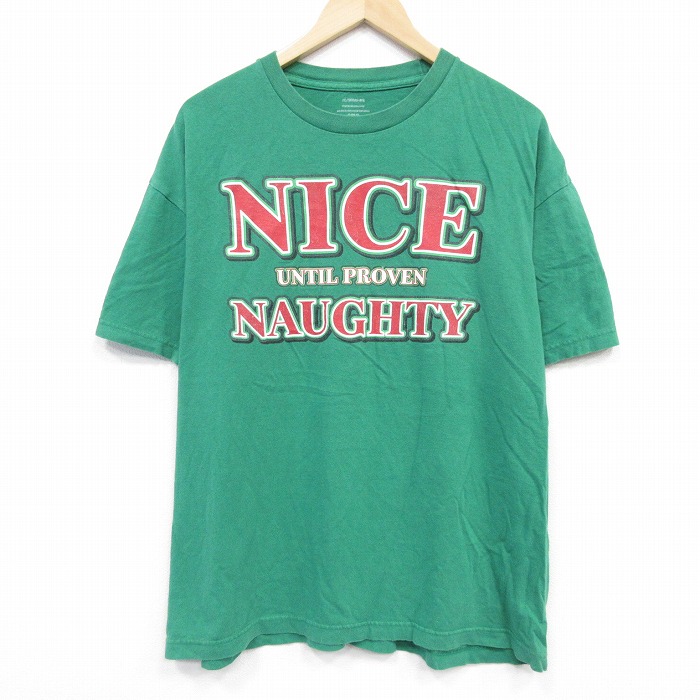 NICE 半袖Tシャツ グリーン XL | 古着
