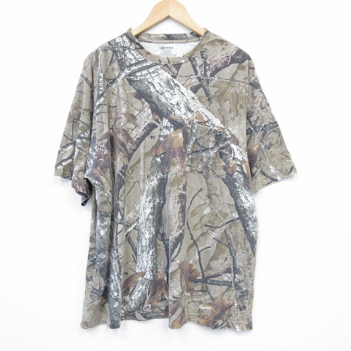 半袖Tシャツ ブラウン迷彩 XL | 古着
