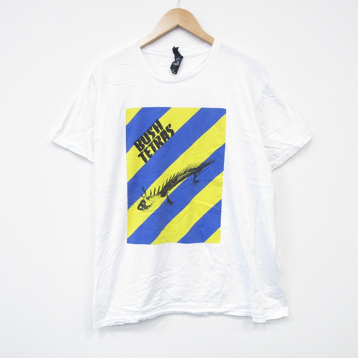 XL★古着 ヘインズ Hanes 半袖 Tシャツ メンズ トカゲ コットン クルーネック 白 ホワイト 25aug13 中古