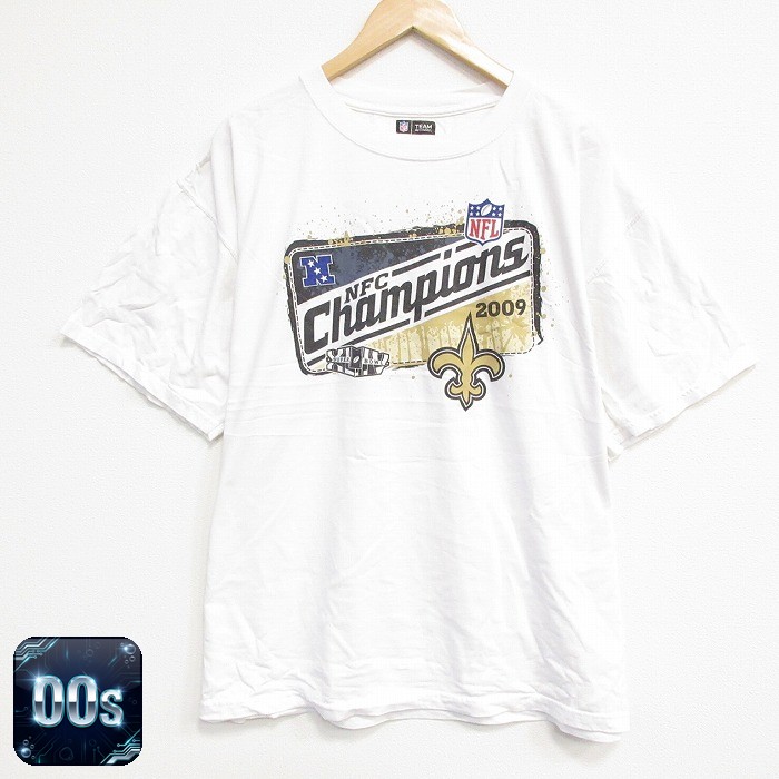 00s 半袖Tシャツ NFLニューオリンズセインツ ホワイト XL | 古着
