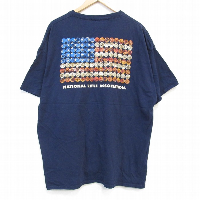 半袖Tシャツ 星条旗 ネイビー XL | 古着
