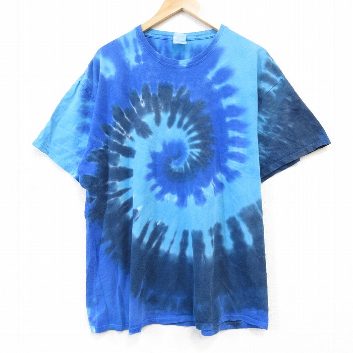 半袖Tシャツ タイダイ ブルー XL | 古着