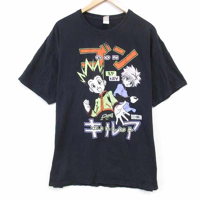 フルーツオブザルーム 半袖Tシャツ ハンターハンター ブラック XL | 古着